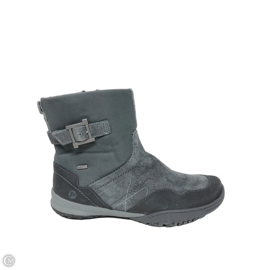 Boots Ankle Flats By Merrell In Grey, Size: 9