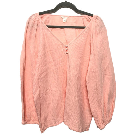 Top Long Sleeve By Caslon  Size: S