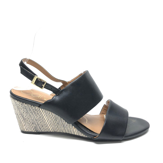 Sandals Heels Wedge By Calvin Klein  Size: 7.5