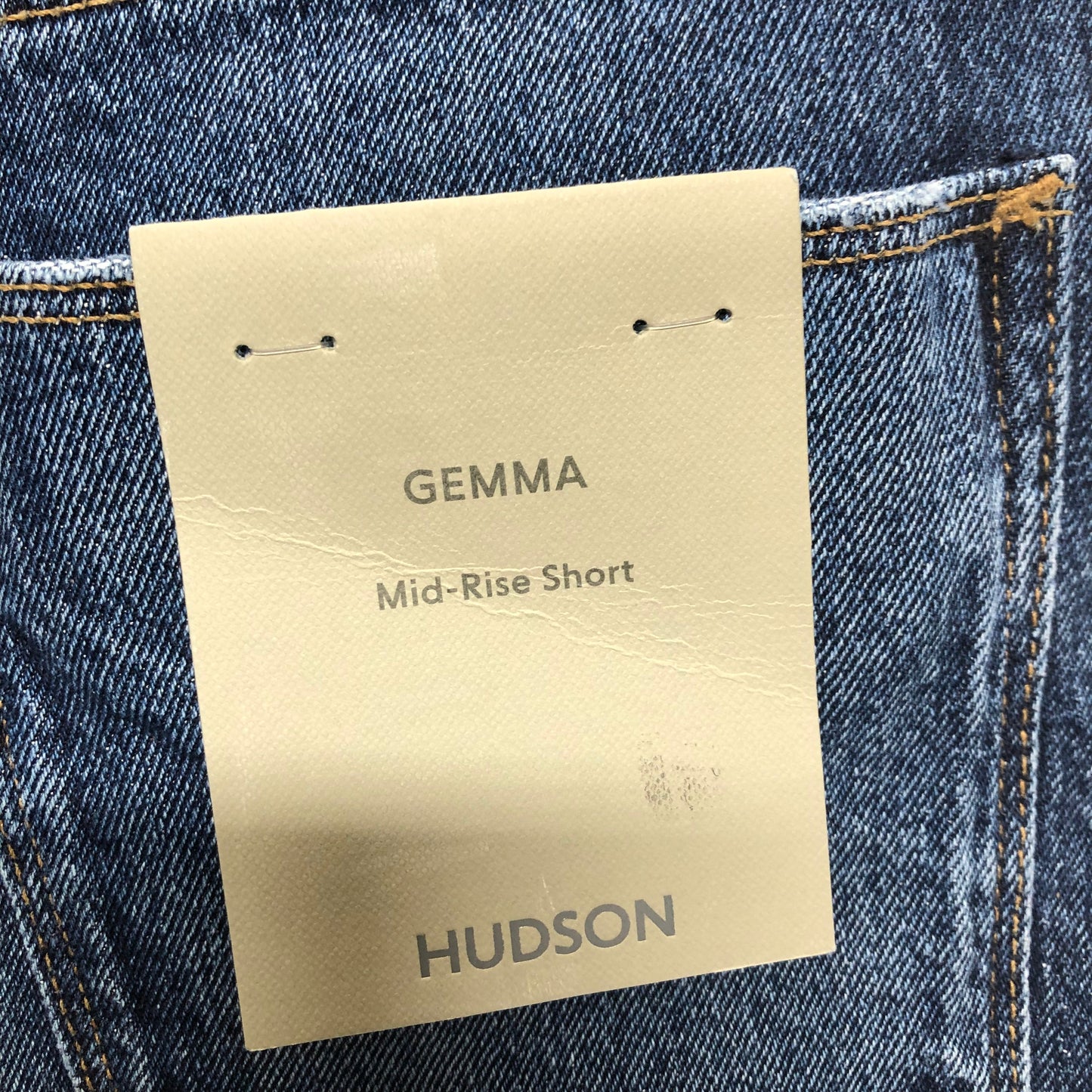 Blue Denim Shorts Hudson, Size 0