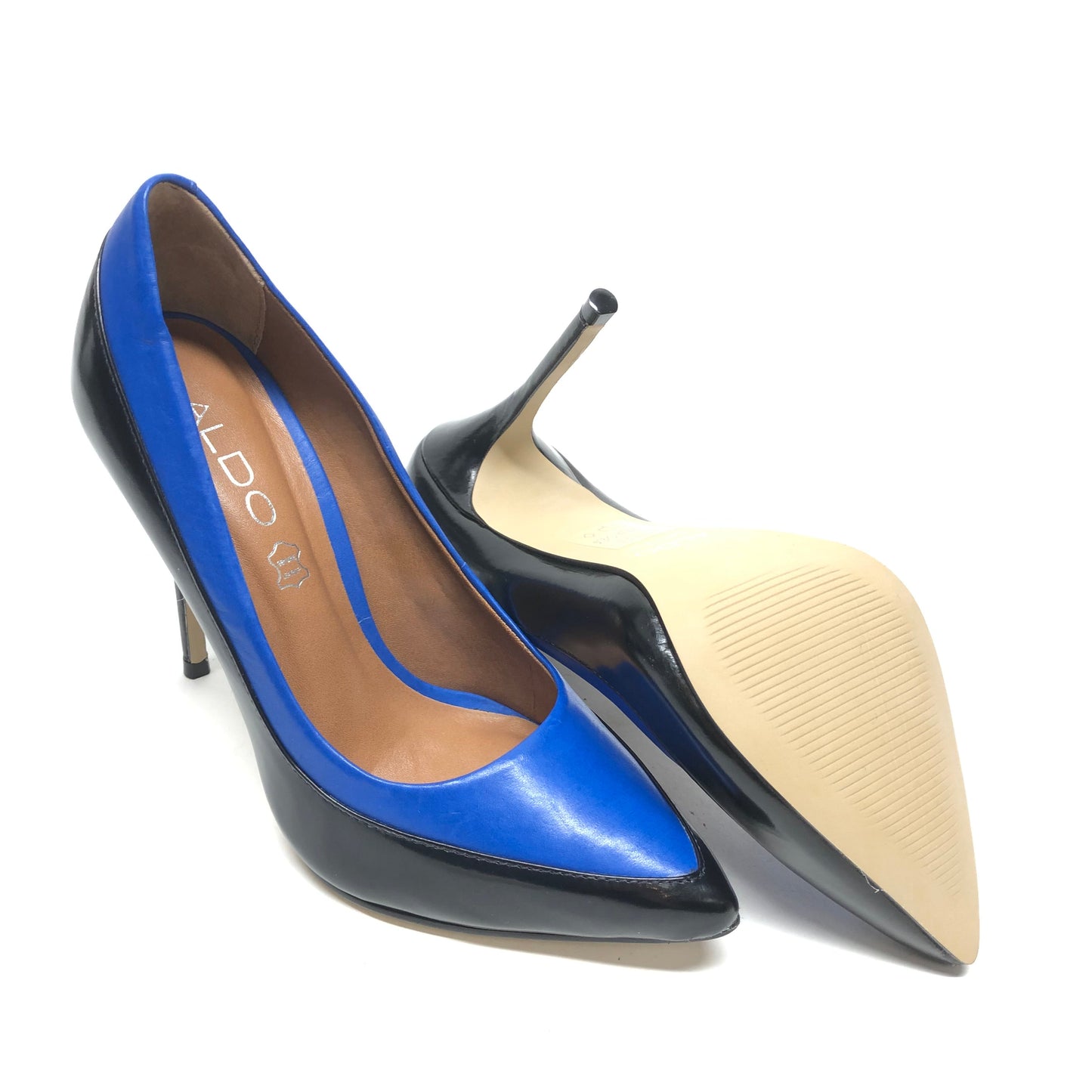 Black & Blue Shoes Heels Stiletto Aldo, Size 6