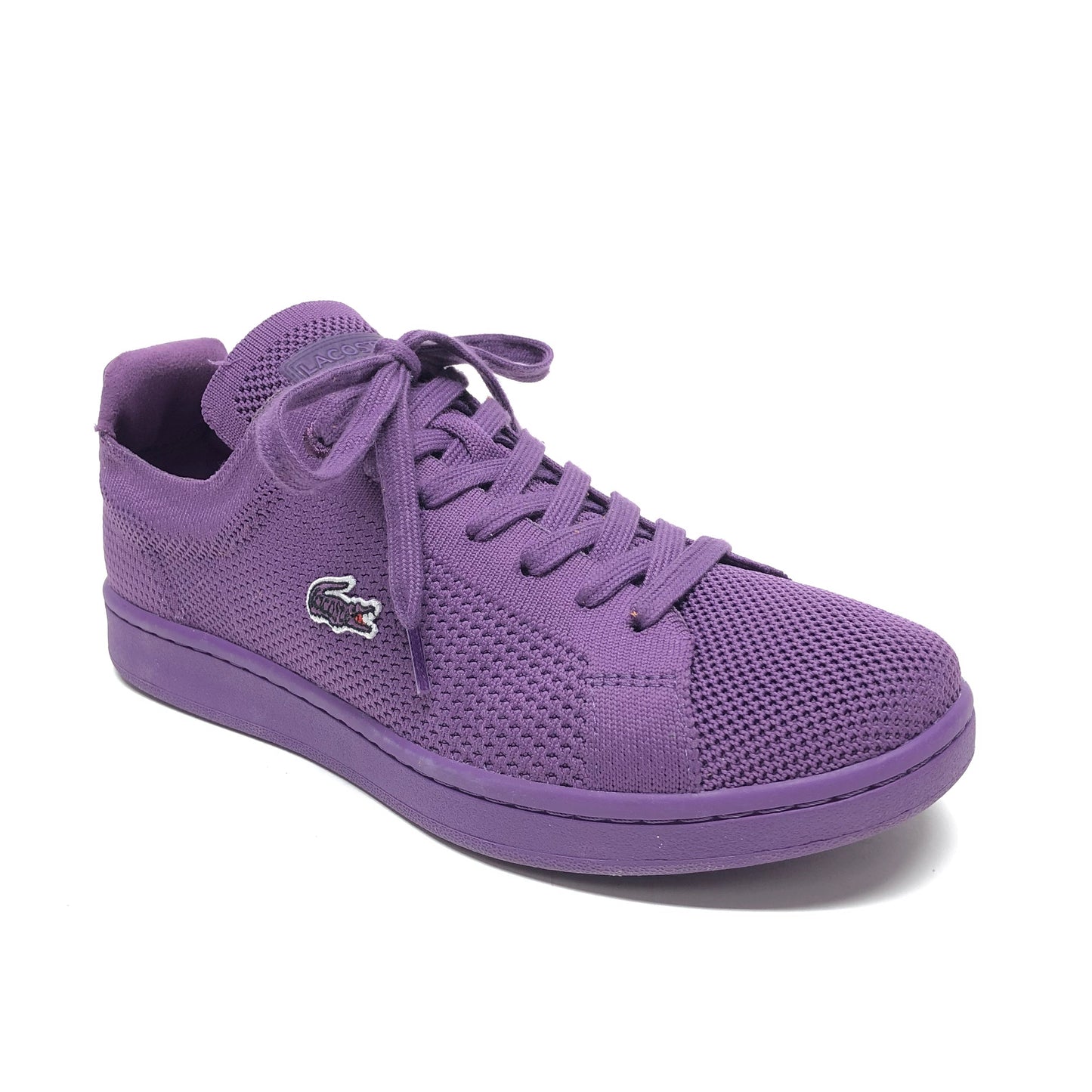 Purple Shoes Sneakers Lacoste, Size 8