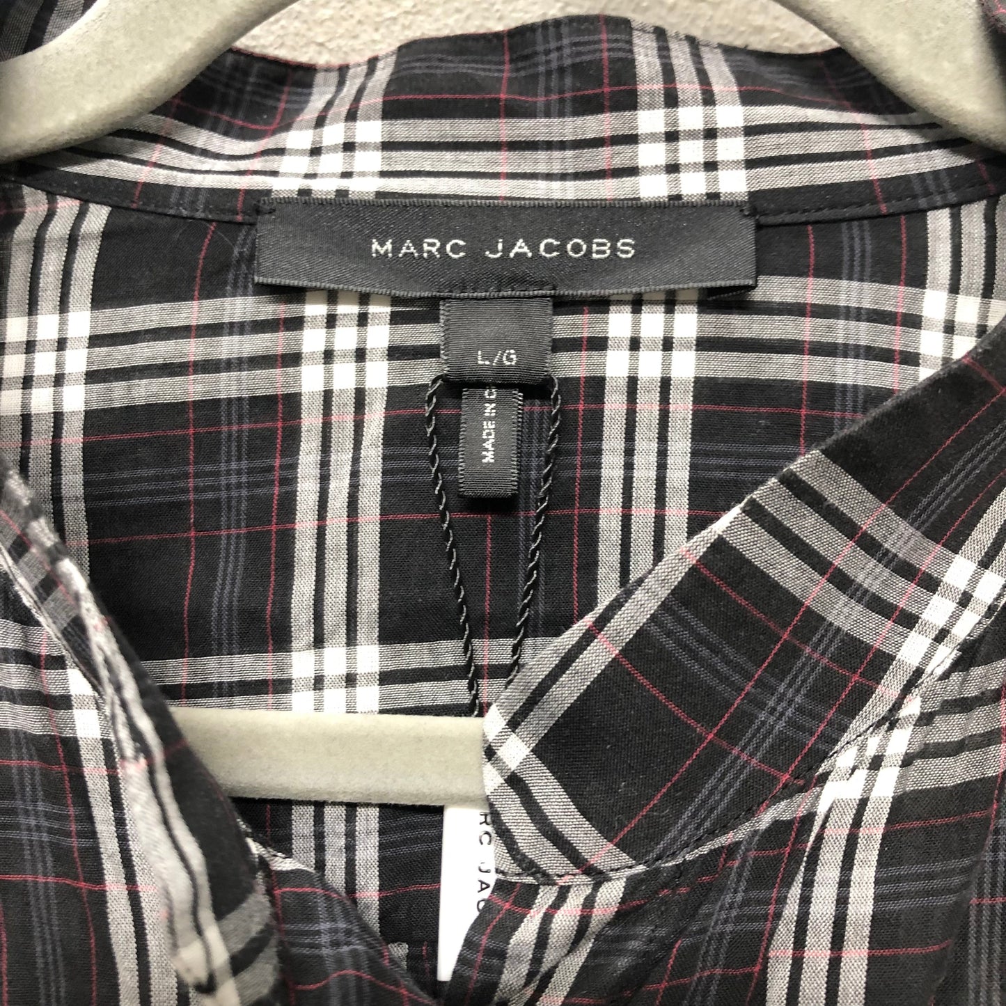 Black & Grey Tunic Long Sleeve Marc Jacobs, Size L