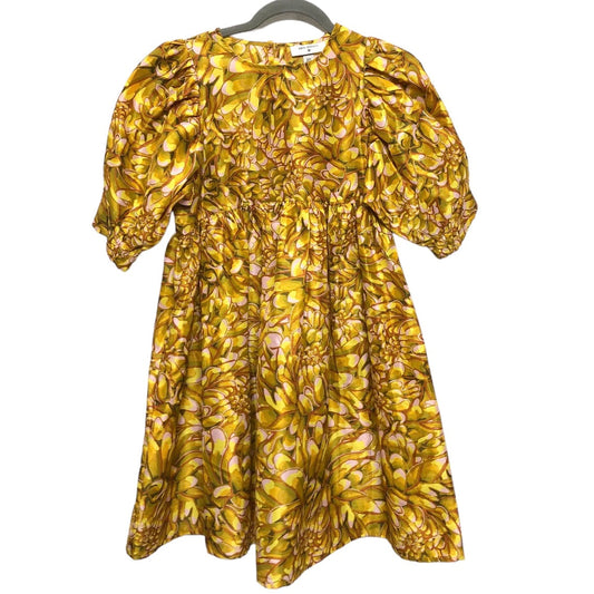Yellow Dress Casual Short Target-designer, Size Xxs