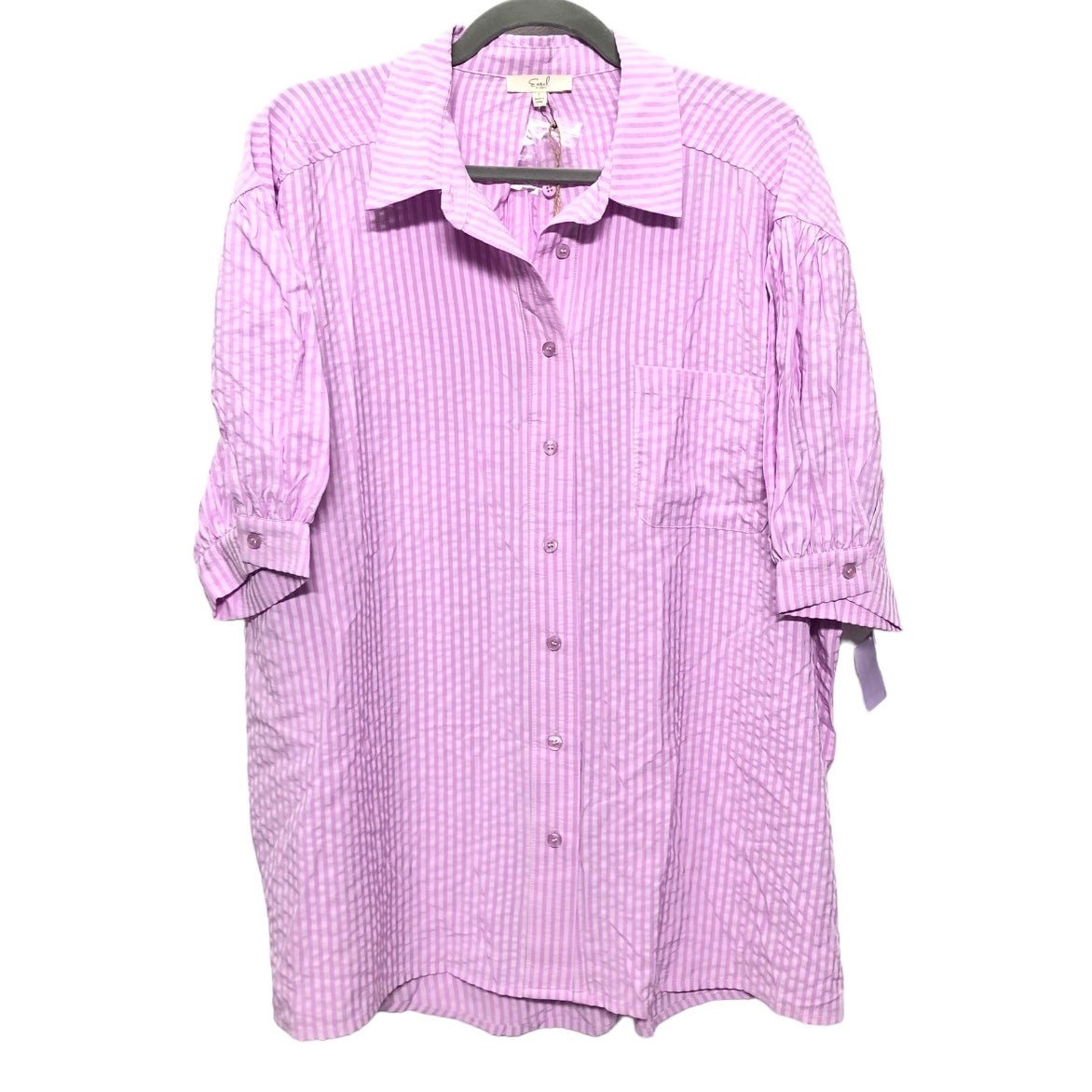 Purple Top Short Sleeve Easel, Size L