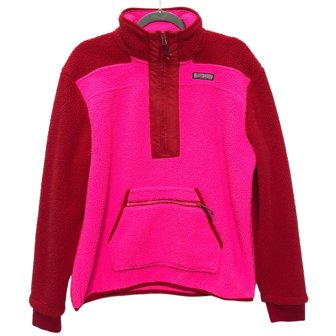Pink & Red Jacket Fleece Vineyard Vines, Size M