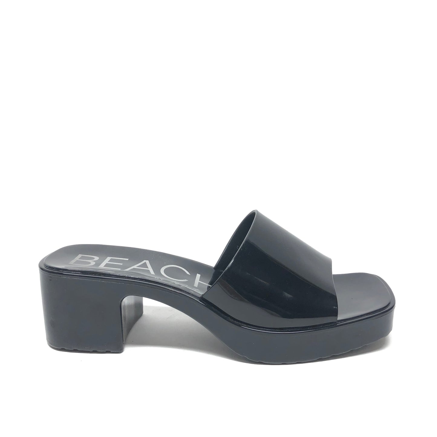Black Sandals Heels Block Matisse, Size 8
