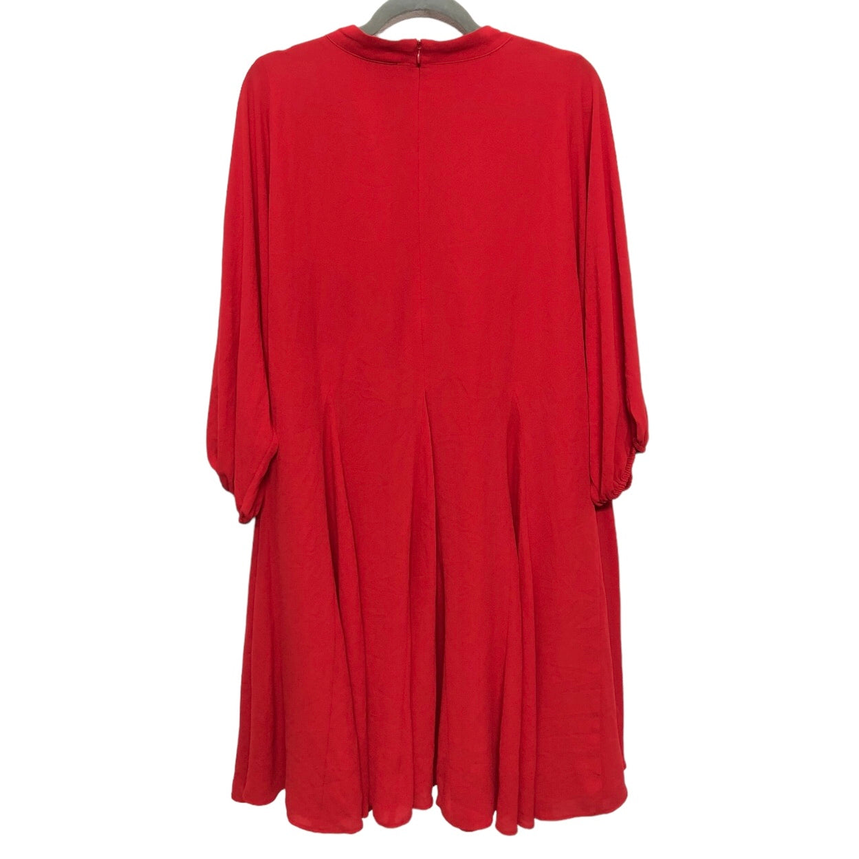 Red Dress Casual Midi Ann Taylor, Size Xxl