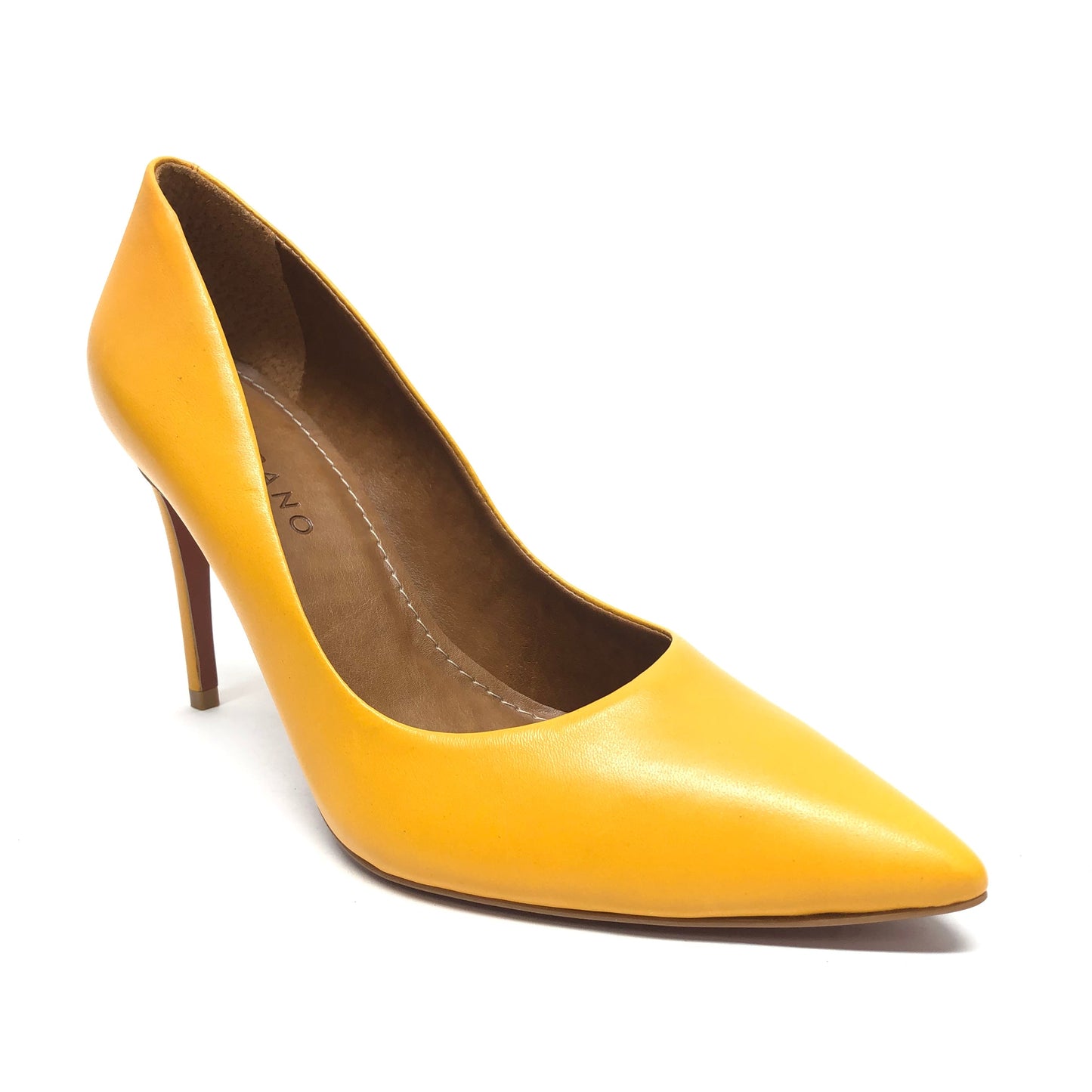 Yellow Shoes Heels Stiletto Cmb, Size 11