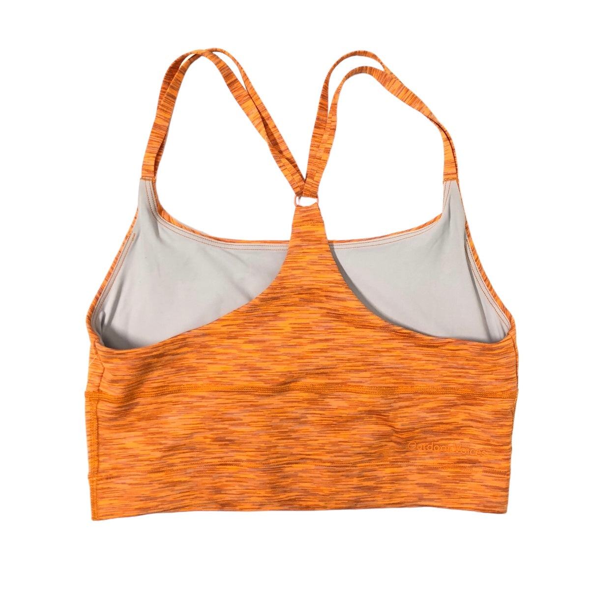 Orange Athletic Bra Outdoor Voices, Size S