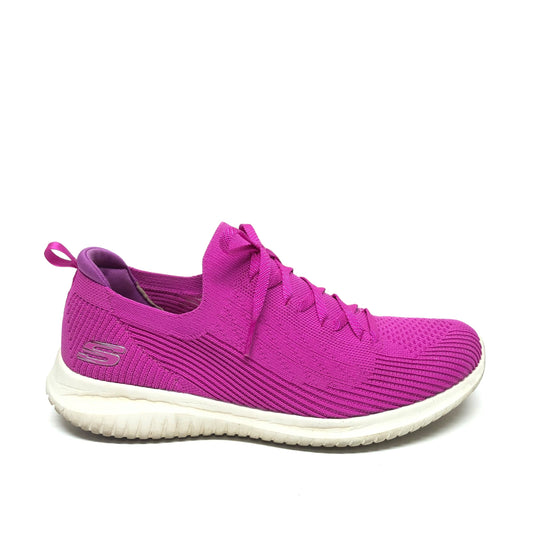 Pink Shoes Athletic Skechers, Size 8