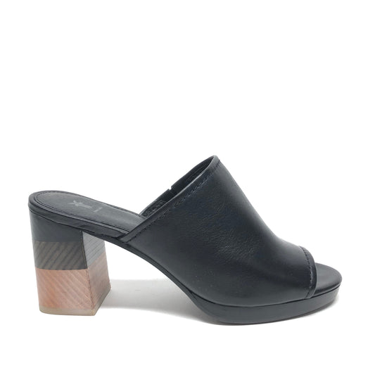 Black Shoes Heels Block Frye, Size 7.5
