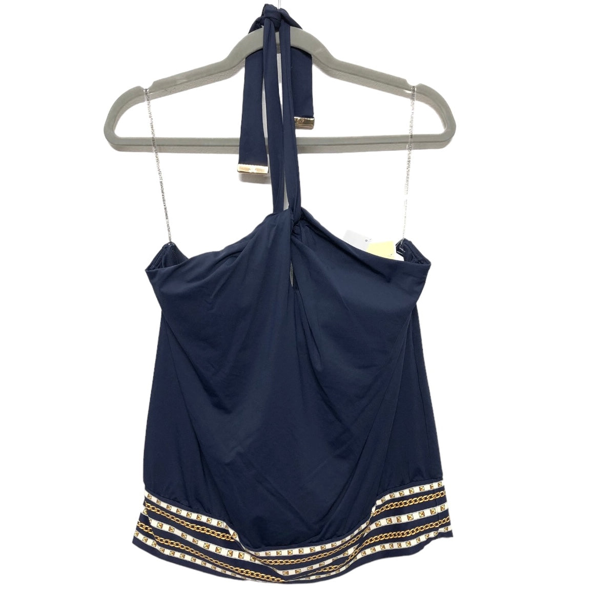 Navy Swimsuit Top Michael By Michael Kors, Size L