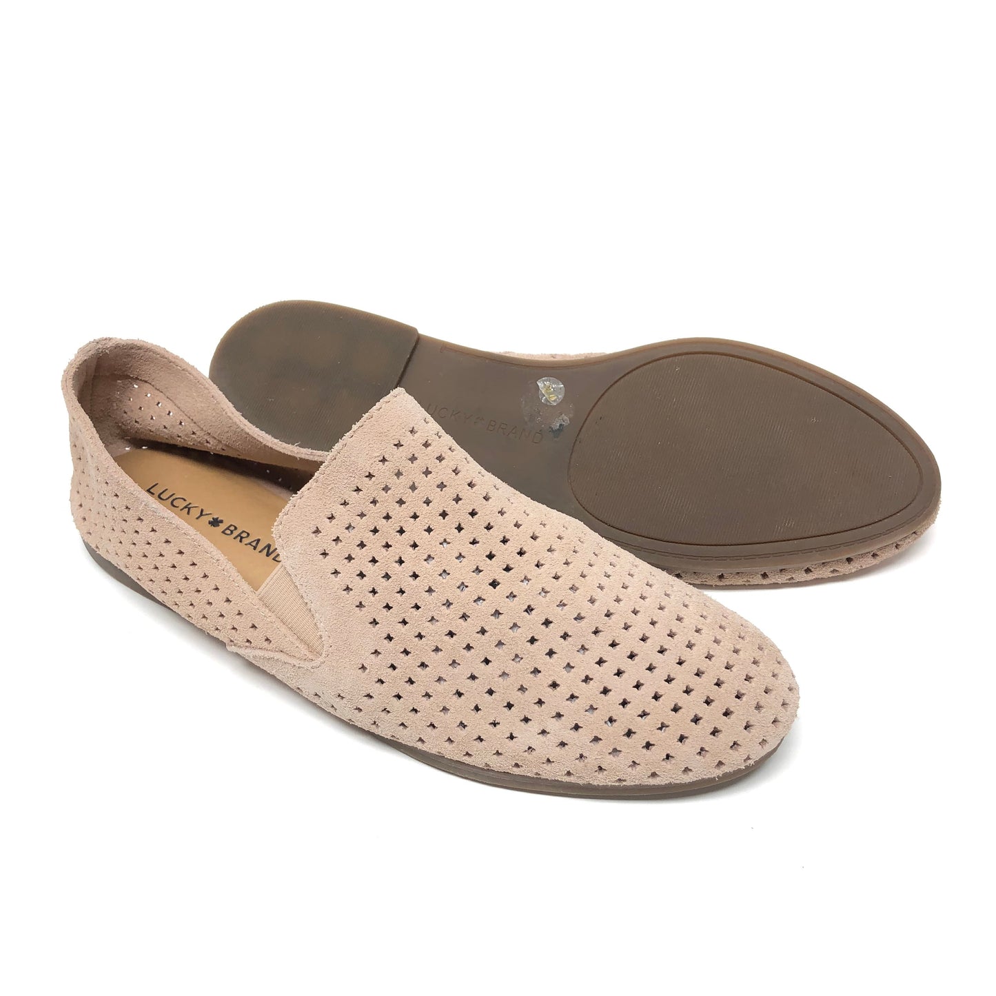 Beige Shoes Flats Lucky Brand, Size 9