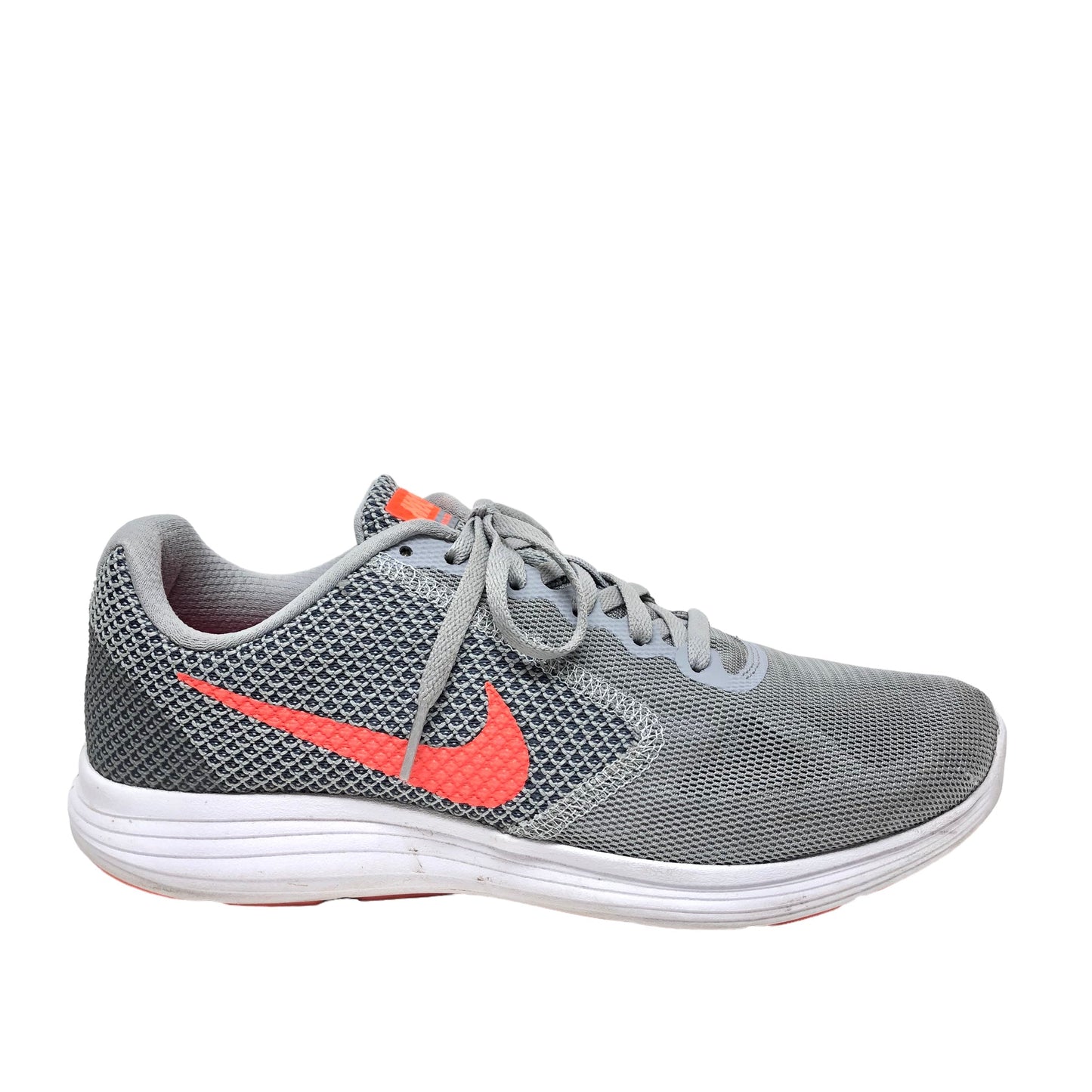 Grey & Orange Shoes Athletic Nike, Size 10