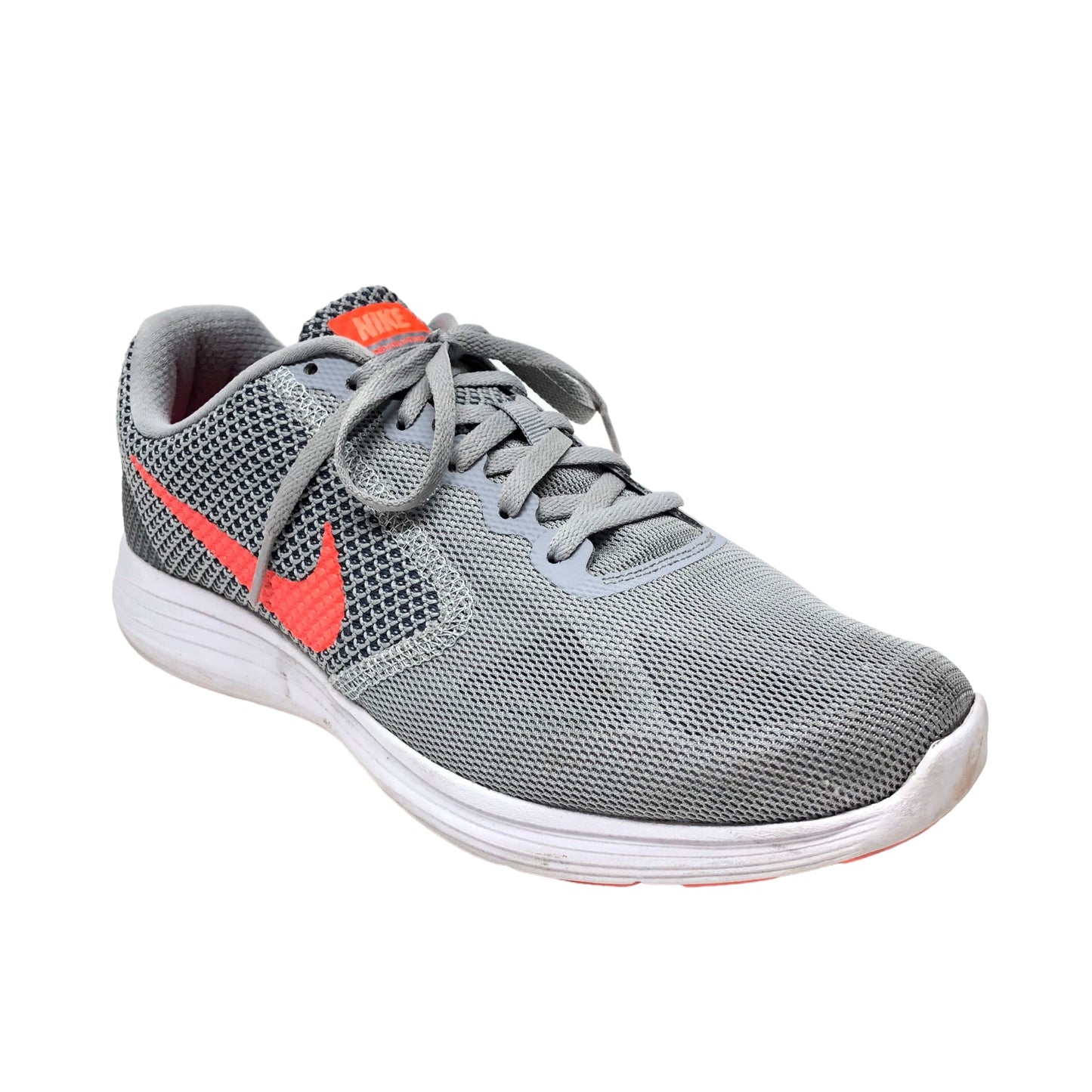 Grey & Orange Shoes Athletic Nike, Size 10