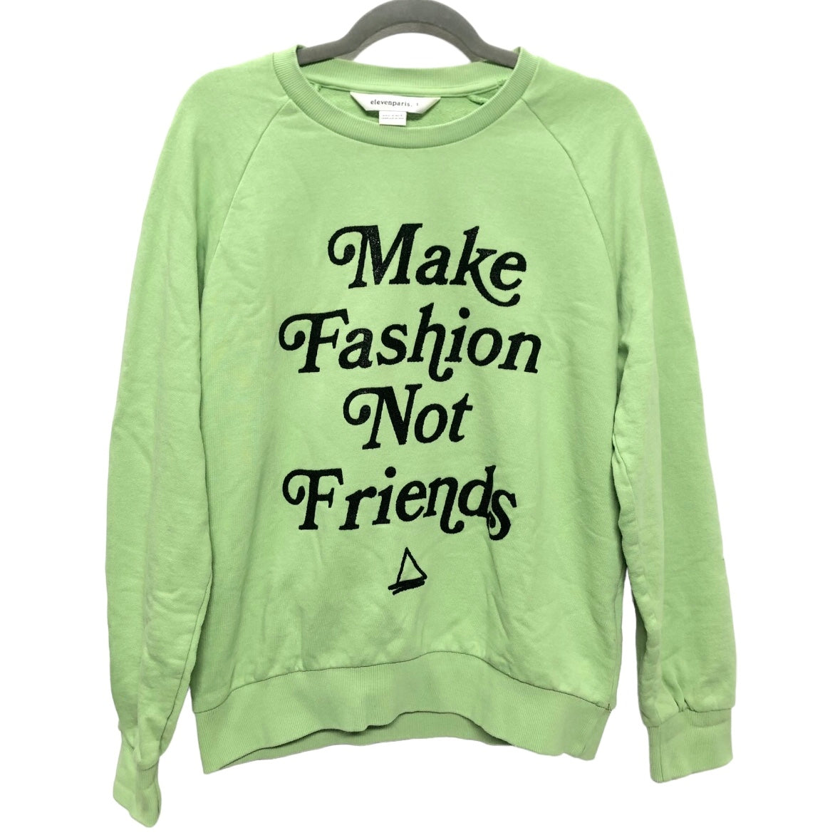 Green Sweatshirt Crewneck Cmb, Size S