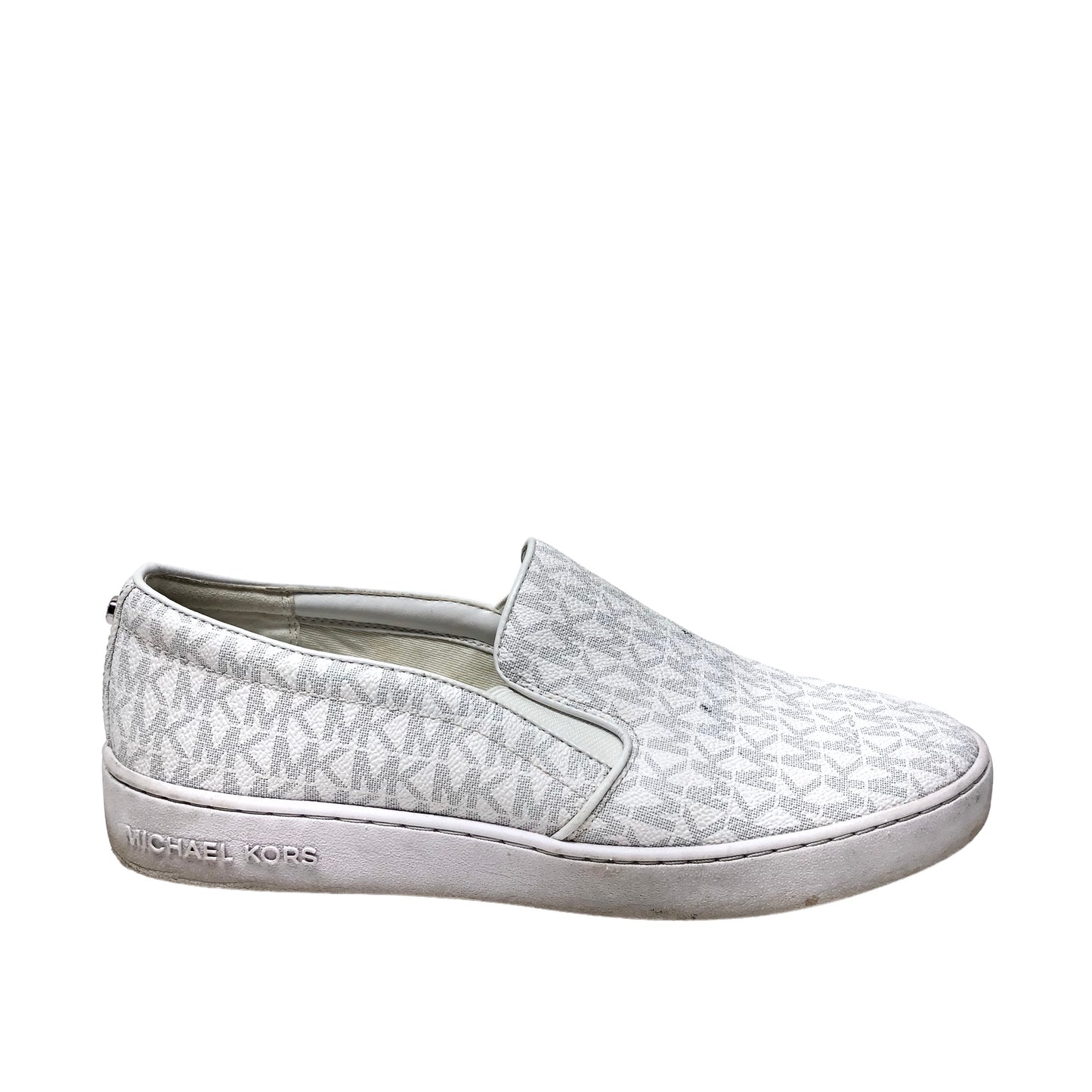 White Shoes Flats Michael By Michael Kors, Size 9