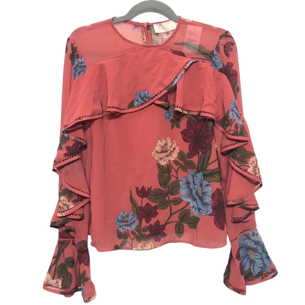 Blouse Long Sleeve By Cmc In Floral Print, Size: S