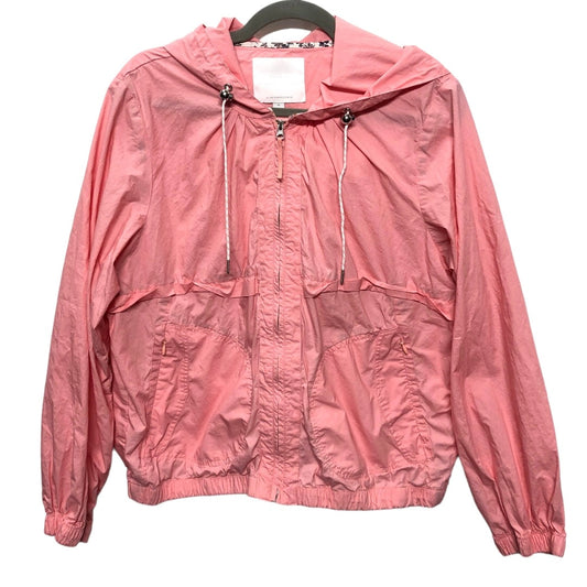 Jacket Windbreaker By Anthropologie In Pink, Size: M