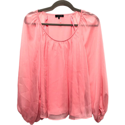 Blouse Long Sleeve By 1.state In Pink, Size: M