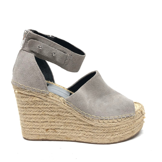 Shoes Heels Wedge By Dolce Vita In Grey, Size: 8