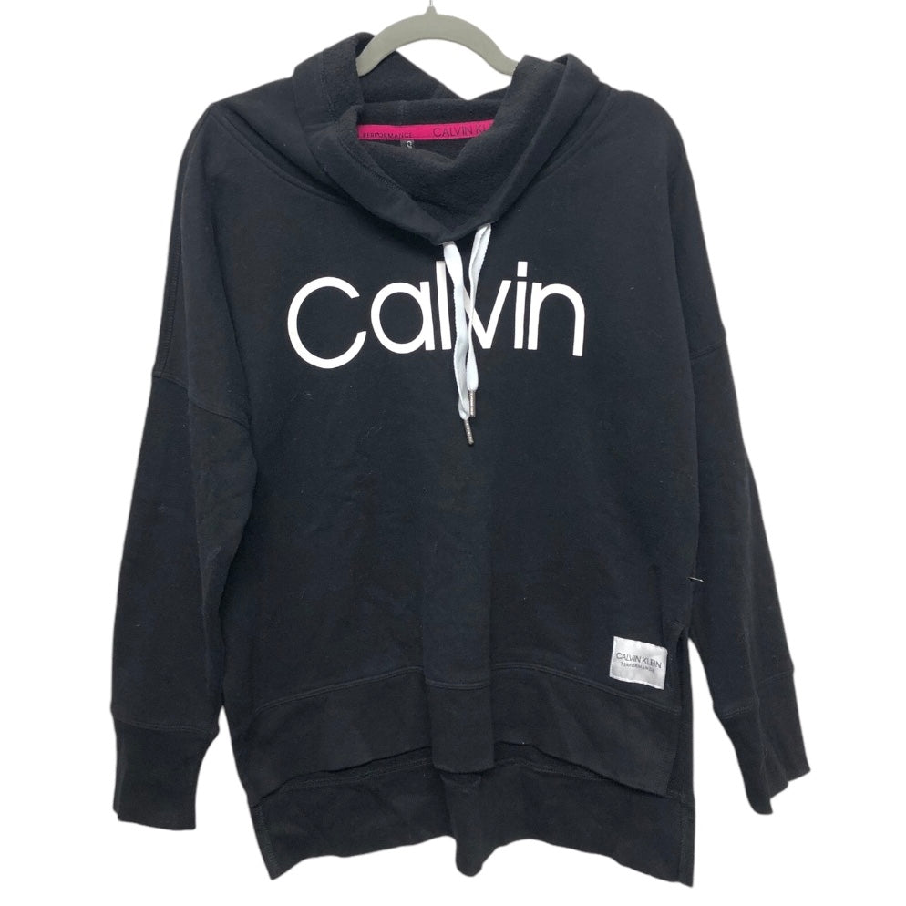 Sweatshirt Collar By Calvin Klein Performance In Black, Size: M