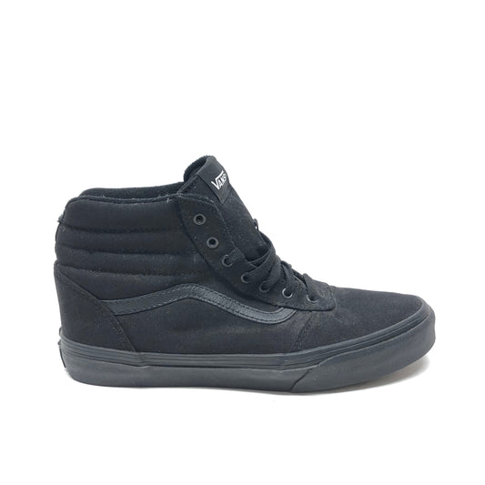 Shoes Sneakers By Vans In Black, Size: 7.5