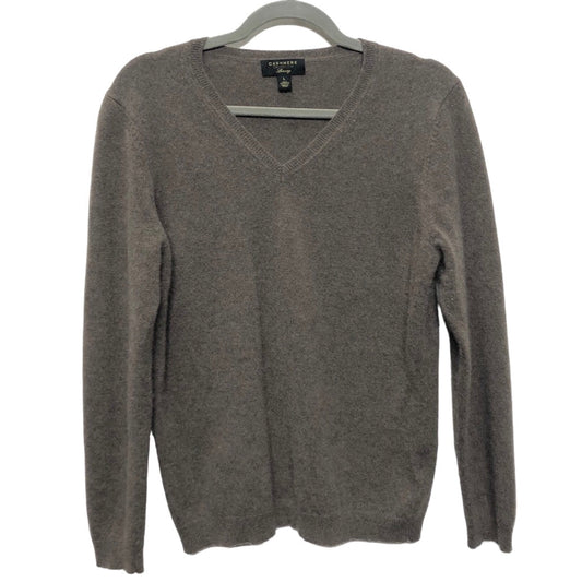 Sweater Cashmere By Charter Club In Taupe, Size: L