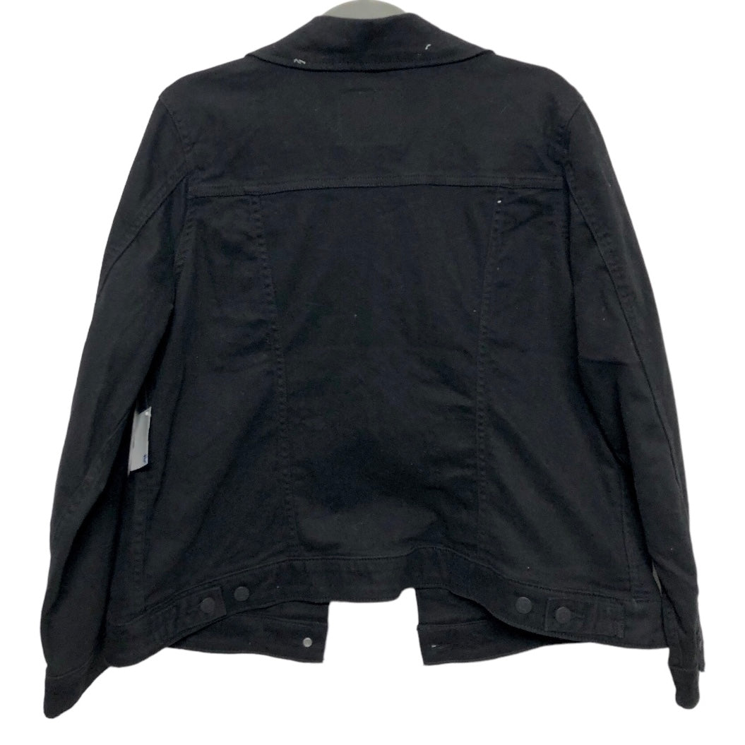 Jacket Denim By Levis In Black, Size: 1x