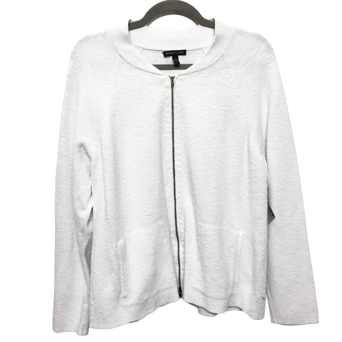 Cardigan By Eileen Fisher In White, Size: L