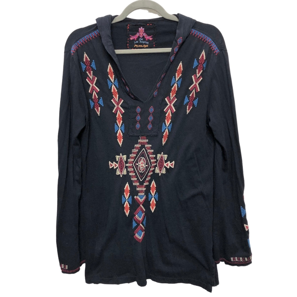 Top Long Sleeve By Johnny Was In Navy, Size: S