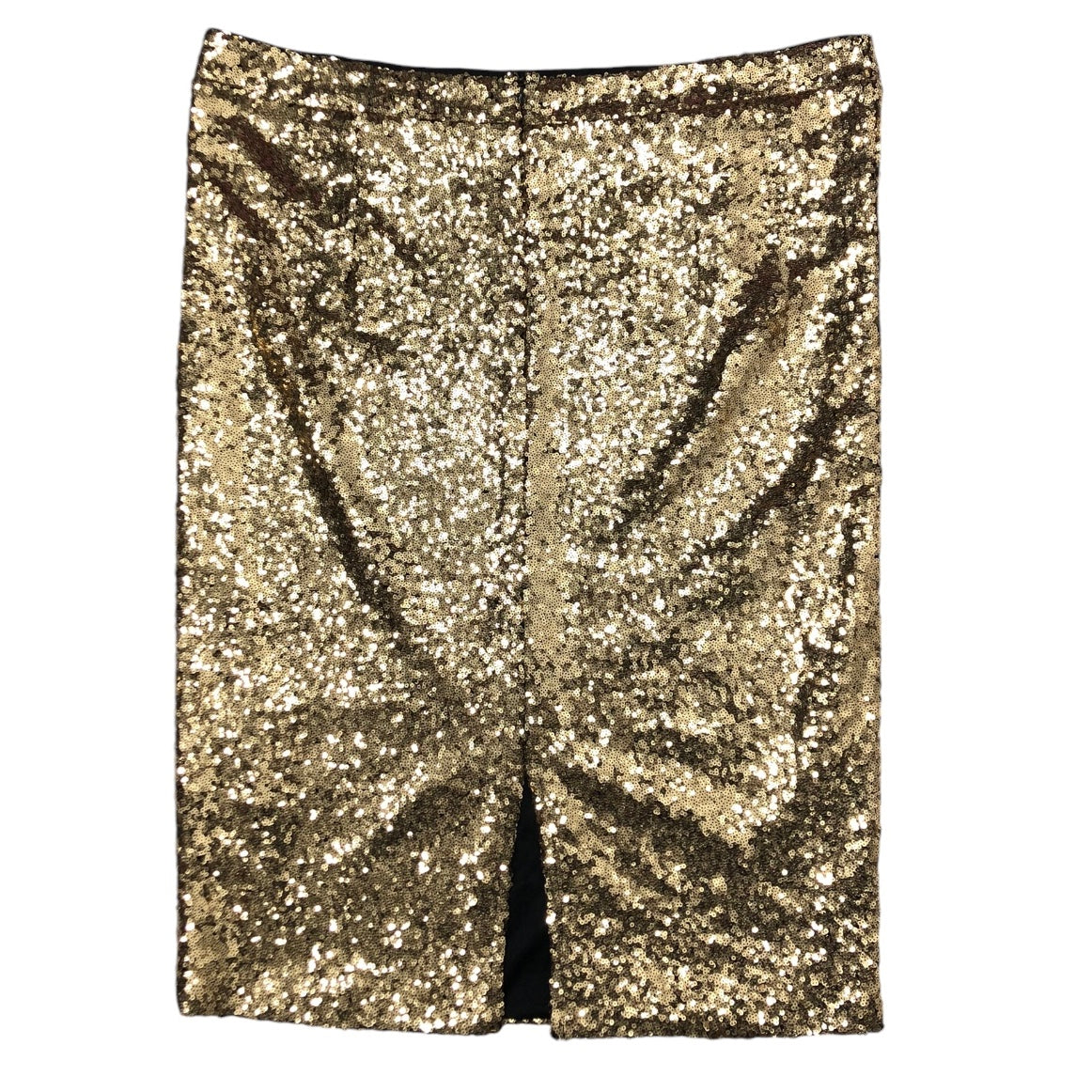 Skirt Midi By Boohoo Boutique In Gold, Size: 18