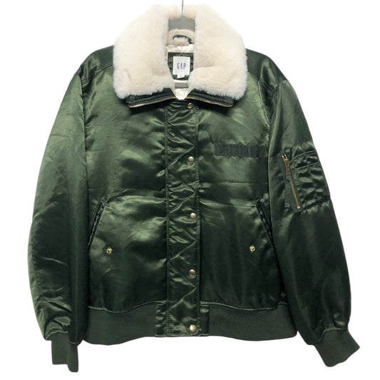 Jacket Puffer & Quilted By Gap In Green, Size: Xl