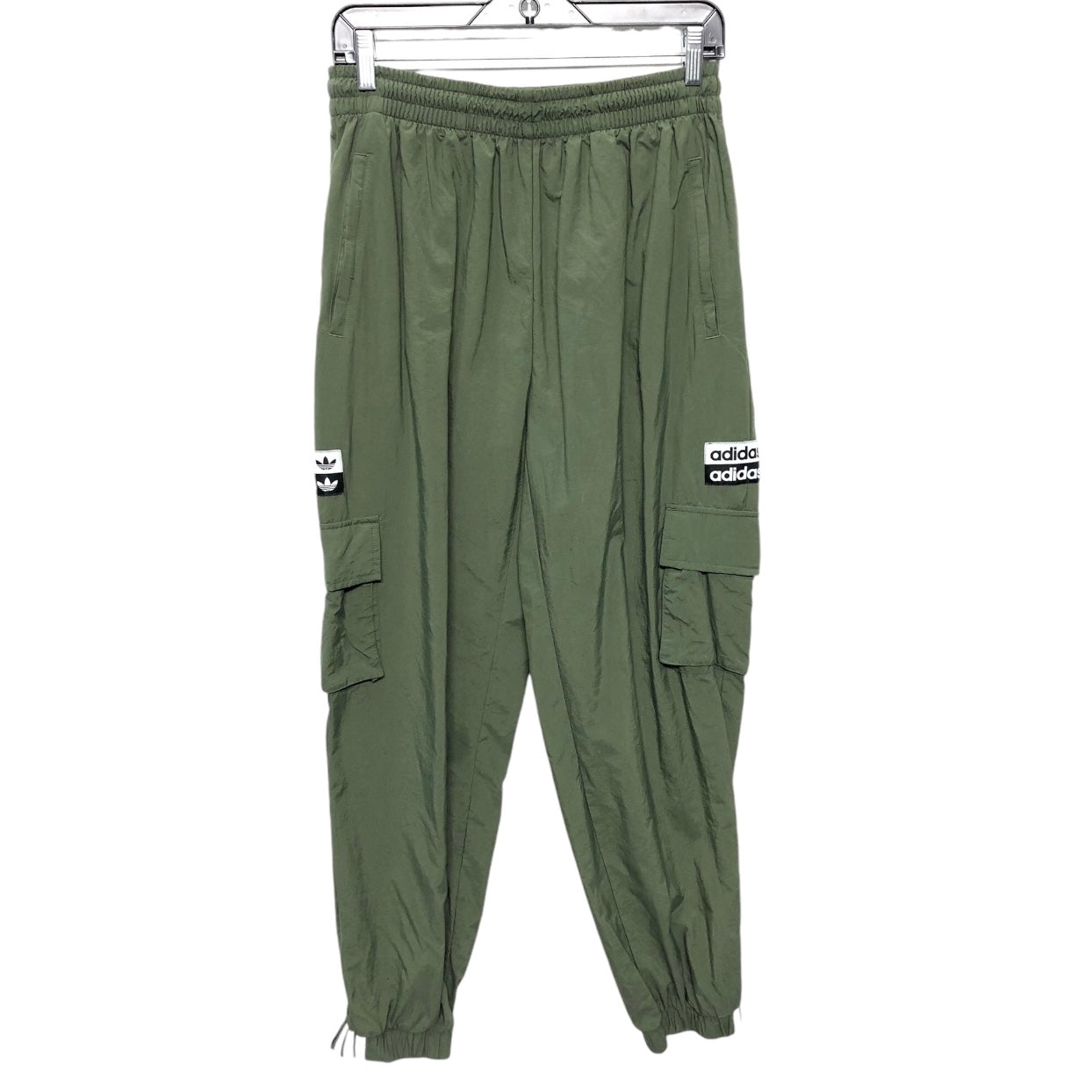 Athletic Pants By Adidas In Green, Size: M