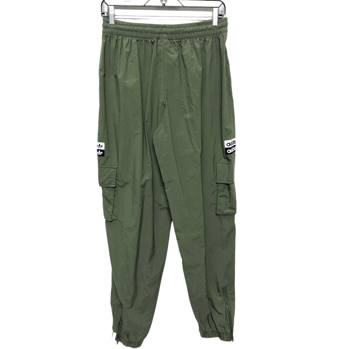 Athletic Pants By Adidas In Green, Size: M