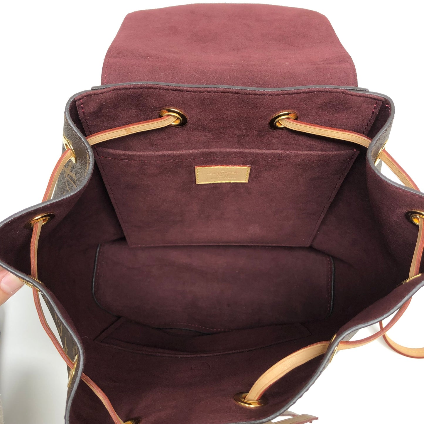 Backpack Luxury Designer By Louis Vuitton, Size: Medium