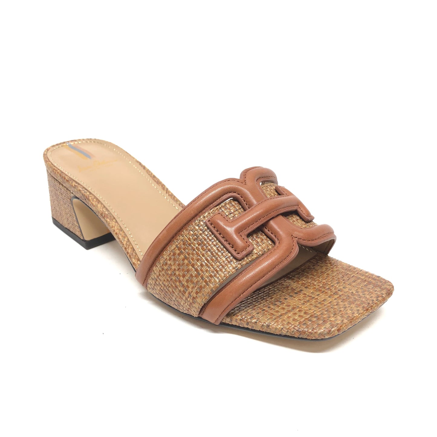 Sandals Heels Block By Sam Edelman In Brown, Size: 7.5