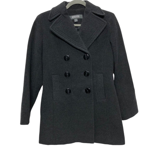 Coat Wool By Kenneth Cole Reaction In Black, Size: 2