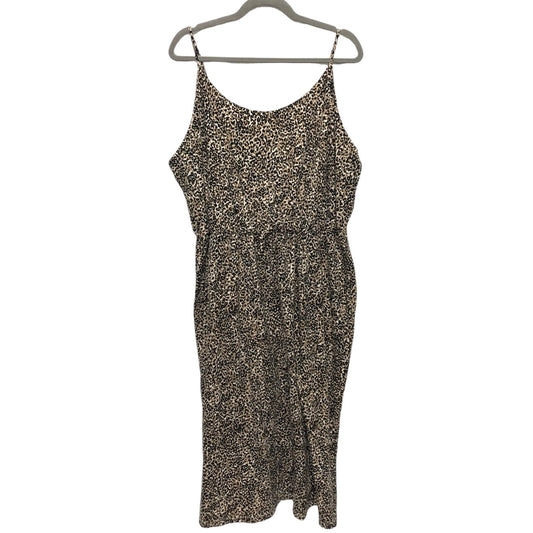 Dress Casual Midi By Old Navy In Animal Print, Size: 1x