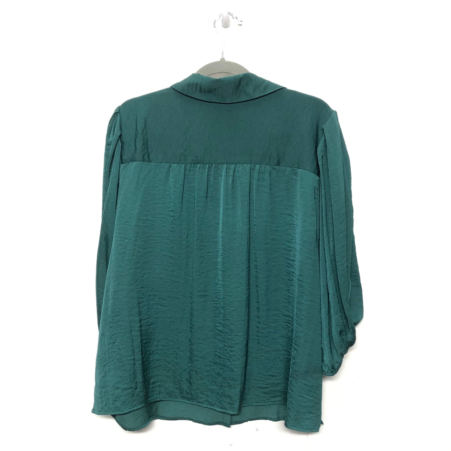 Blouse 3/4 Sleeve By Vince Camuto In Green, Size: 2x