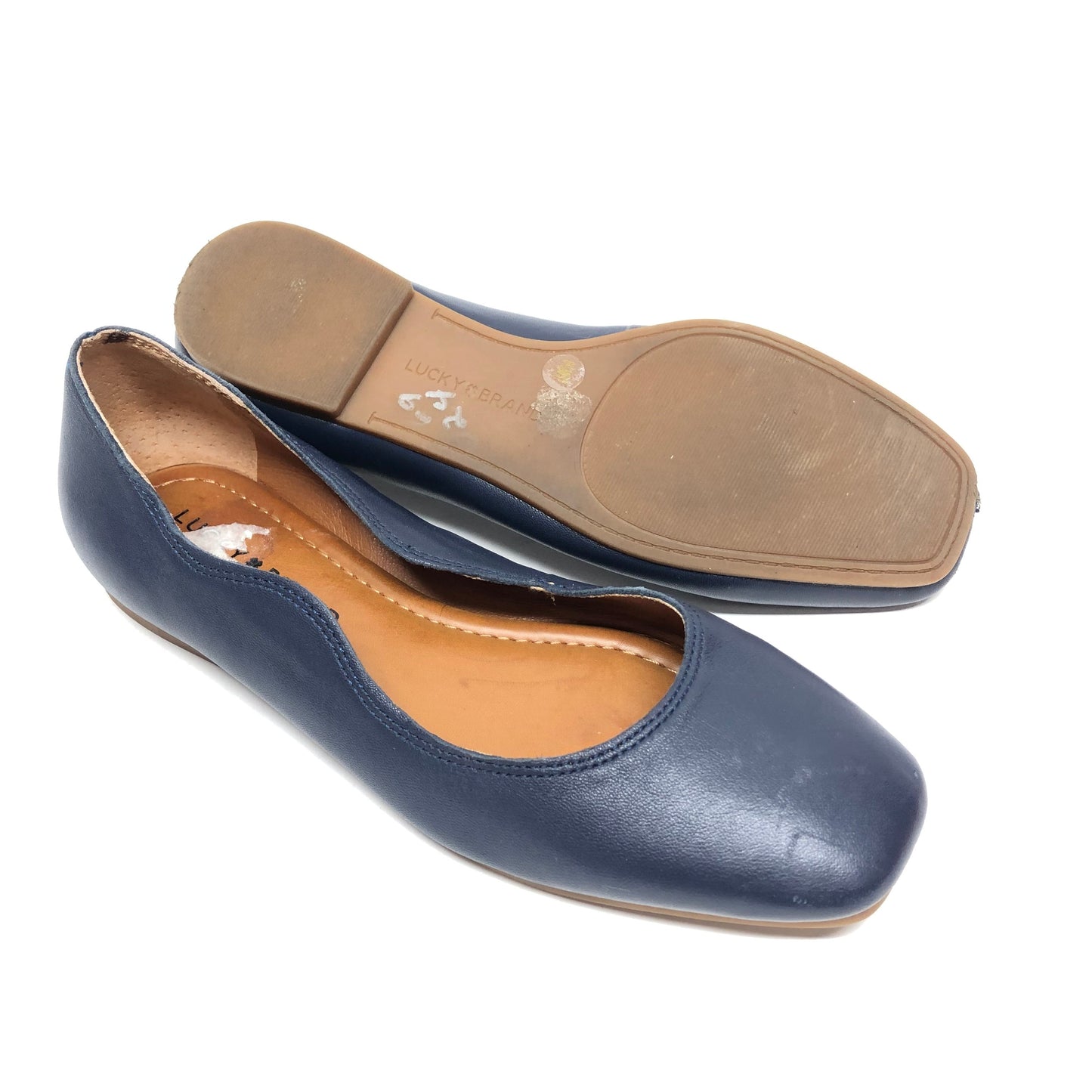 Shoes Flats By Lucky Brand In Navy, Size: 6.5