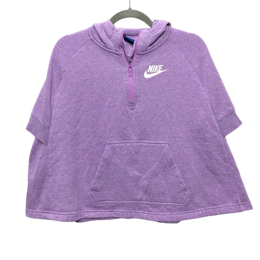 Sweatshirt Hoodie By Nike Apparel In Purple, Size: M