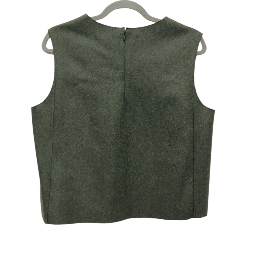 Top Sleeveless By Cos In Green, Size: 12