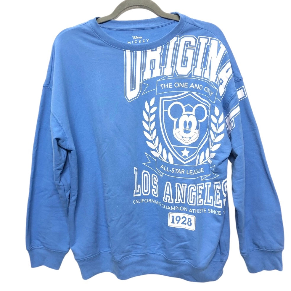 Sweatshirt Crewneck By Disney Store In Blue, Size: M