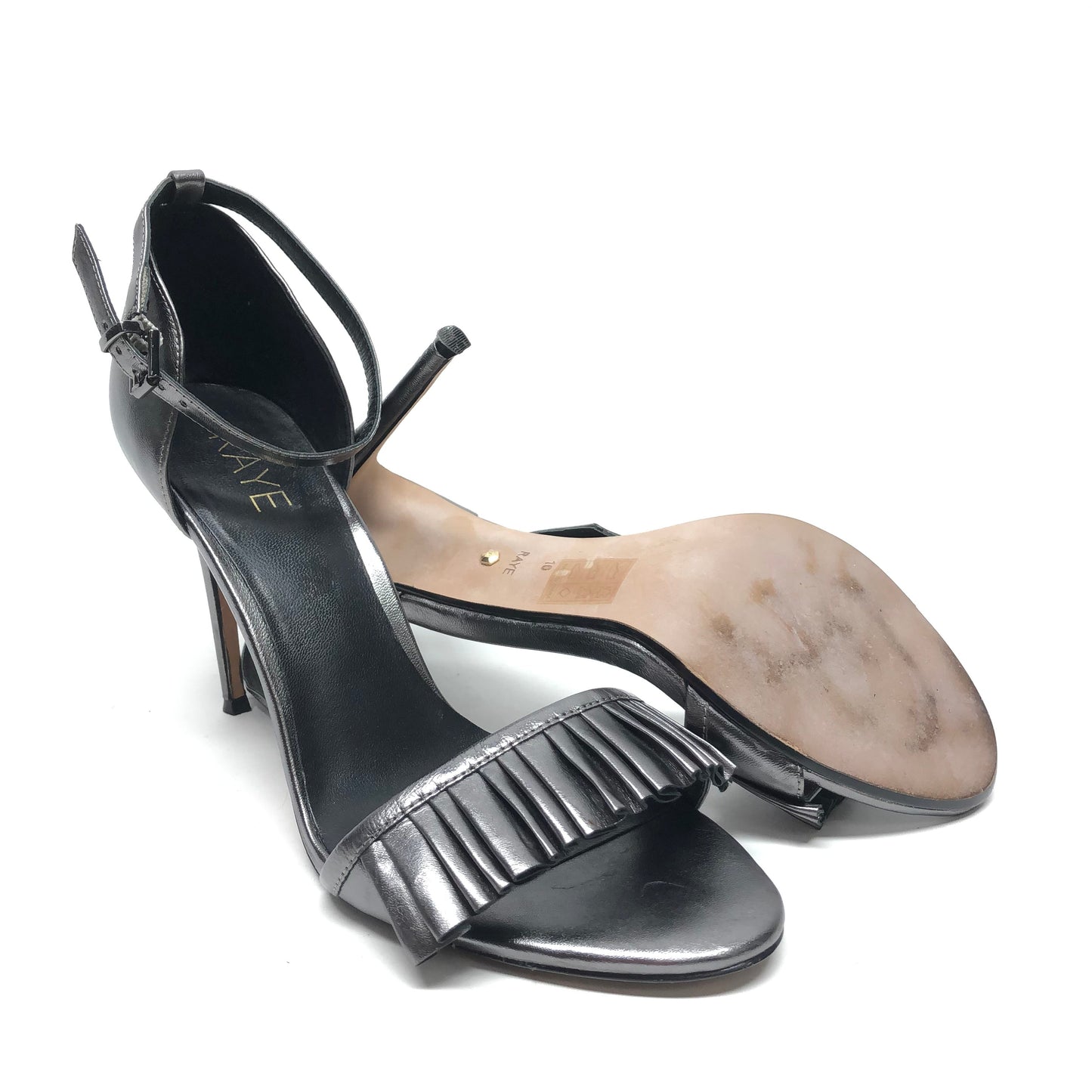 Shoes Heels Stiletto By Cmc In Grey, Size: 10