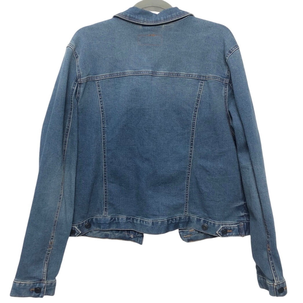 Jacket Denim By Time And Tru In Blue Denim, Size: 20