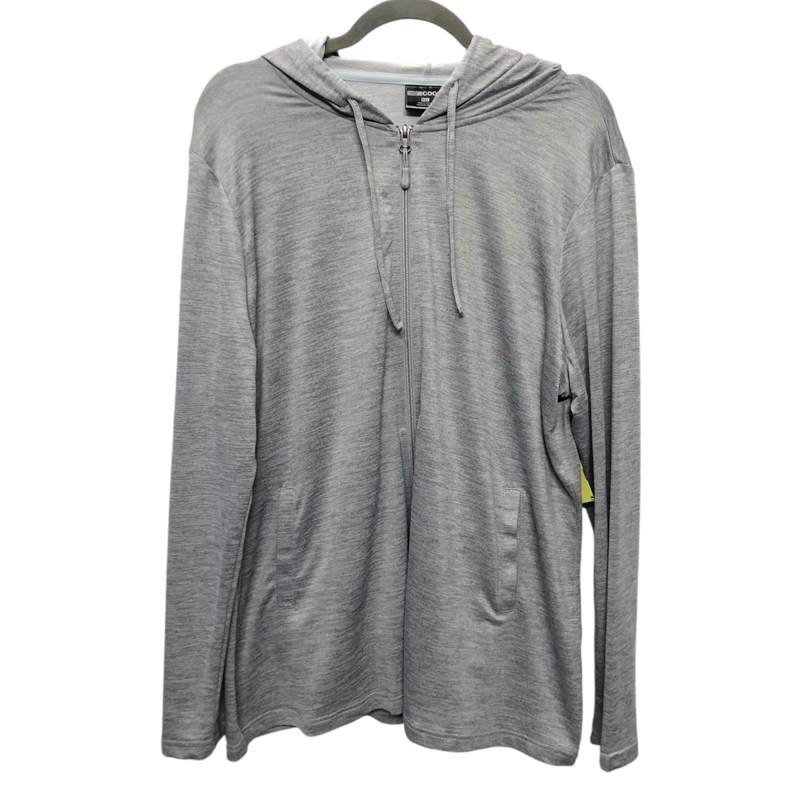 Athletic Sweatshirt Hoodie By 32 Degrees In Grey, Size: 1x