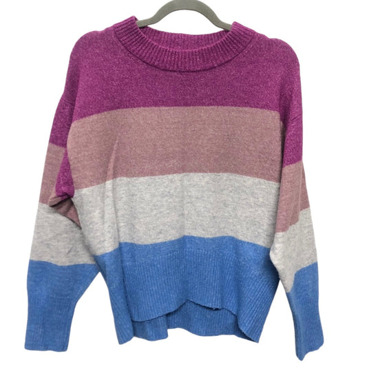 Sweatshirt Crewneck By A New Day In Blue & Pink, Size: Xs