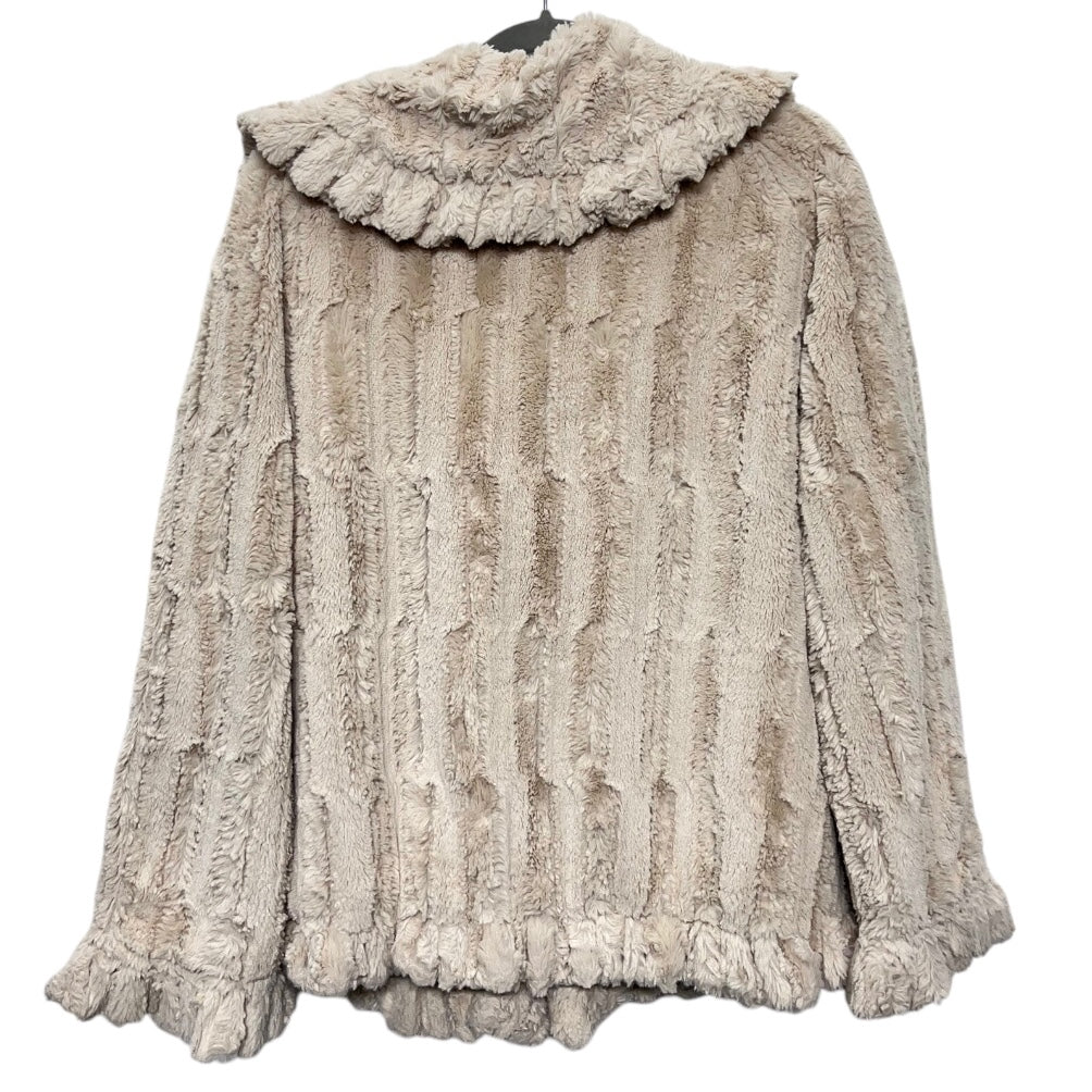 Sweater Cardigan By Clothes Mentor In Cream, Size: M